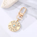 Jewelry WholesaleWholesale Dot Drill Carved Alloy Love Eye Keychain MOQ≥6 JDC-KC-Juej006 Keychains 觉际 %variant_option1% %variant_option2% %variant_option3%  Factory Price JoyasDeChina Joyas De China