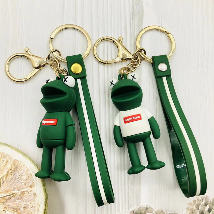 Wholesale doll long legs frog keychain JDC-KC-CunY003