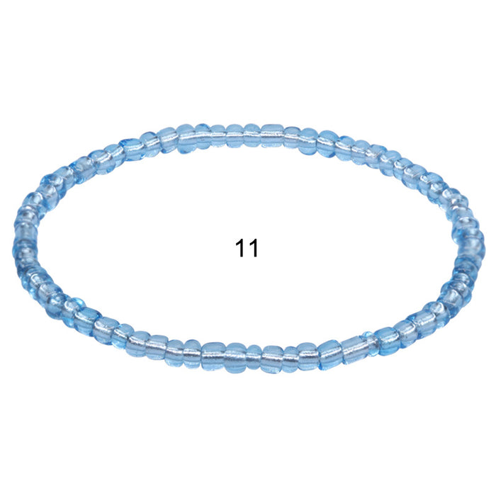 Jewelry WholesaleWholesale Glass Rice Beads Boho Colorful Beach Anklet JDC-AS-Yh009 Anklet 益烨 %variant_option1% %variant_option2% %variant_option3%  Factory Price JoyasDeChina Joyas De China