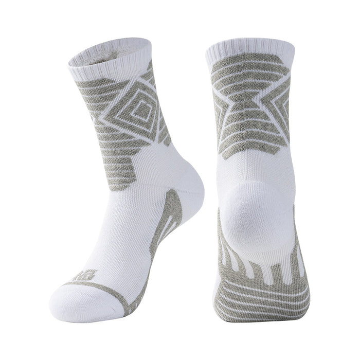 Wholesale basketball socks towel bottom non-slip wear-resistant thickened medium tube JDC-SK-TengYu001