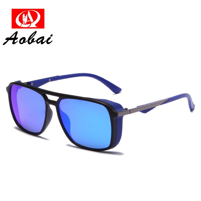 Wholesale Sunglasses PC Metal Retro Square Frame JDC-SG-AoB009