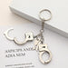 Jewelry WholesaleWholesale imitation metal handcuffs keychain JDC-KC-XXing006 Keychains 严品 %variant_option1% %variant_option2% %variant_option3%  Factory Price JoyasDeChina Joyas De China