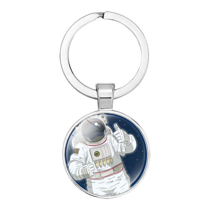 Wholesale NASA Glass Alloy Keychain JDC-KC-NH001