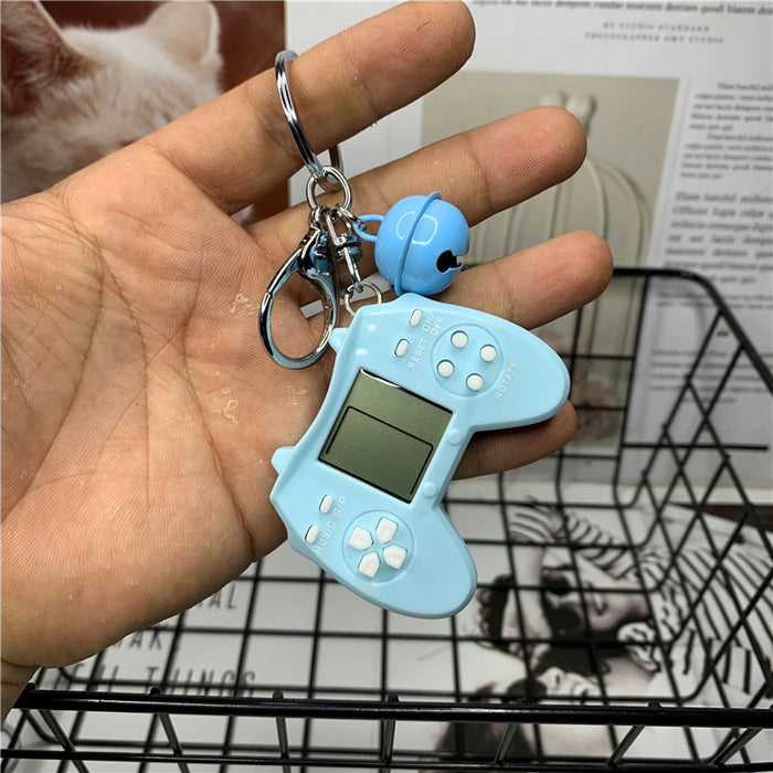 Wholesale Retro Mini Tetris Handle Game Console Kids Gift Keychain JDC-KC-DMF004