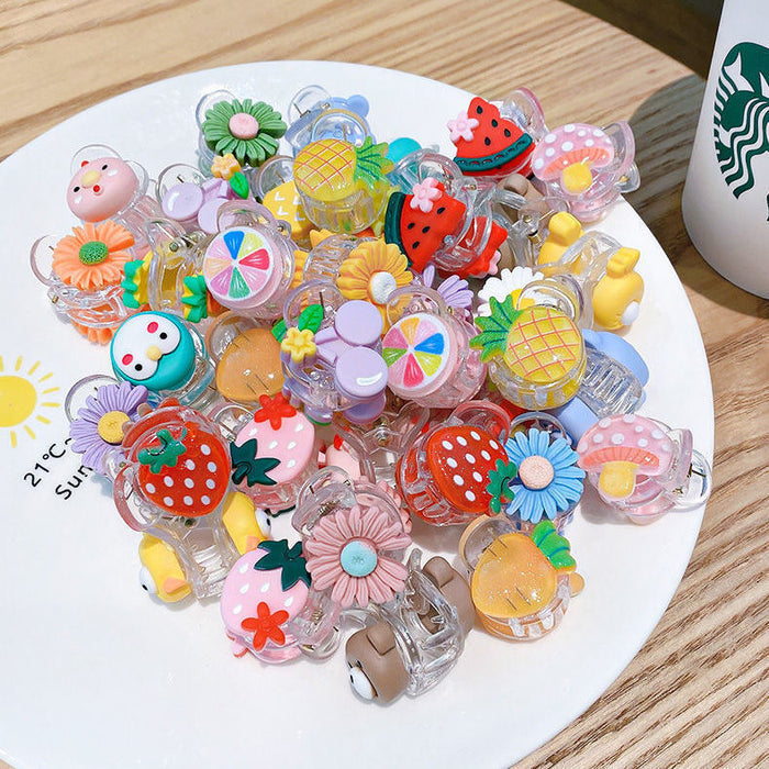 Wholesale hairpin plastic children's clip cartoon MOQ≥2 JDC-HC-MingGe003