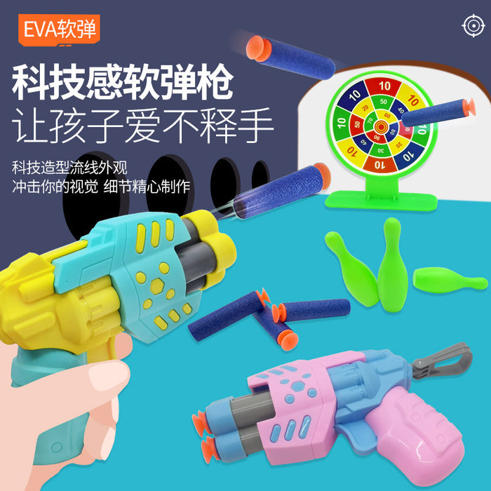 Jewelry WholesaleWholesale kids four hole rotating soft shotgun toy JDC-FT-HaiN003 fidgets toy 海凝 %variant_option1% %variant_option2% %variant_option3%  Factory Price JoyasDeChina Joyas De China