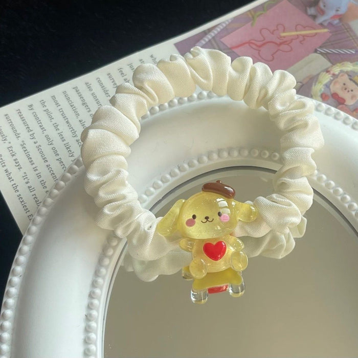 Wholesale Hair Scrunchies Cloth Acrylic Cute Cartoon Animation (M) MOQ≥2 JDC-HS-FuYuan006