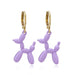 Jewelry WholesaleWholesale Candy Color Cartoon Balloon Dog Alloy Earrings JDC-ES-ZL018 Earrings 钻拉 %variant_option1% %variant_option2% %variant_option3%  Factory Price JoyasDeChina Joyas De China