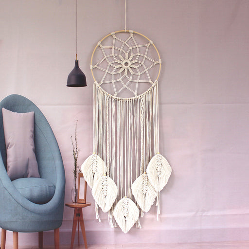 Jewelry WholesaleWholesale ins tapestry cotton rope weave dream catcher home interior MOQ≥2 JDC-DC-CYue002 Dreamcatcher 诚悦 %variant_option1% %variant_option2% %variant_option3%  Factory Price JoyasDeChina Joyas De China