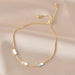Jewelry WholesaleWholesale gold-plated pull shell octagonal Star Bracelet JDC-BT-YouH001 Bracelet 优涵 %variant_option1% %variant_option2% %variant_option3%  Factory Price JoyasDeChina Joyas De China