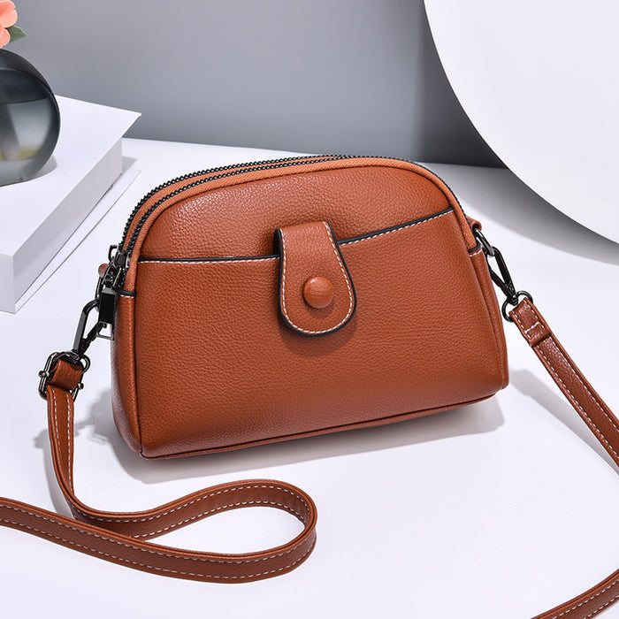 Wholesale Shoulder Bag PU Simple Handheld Messenger JDC-SD-Zuoge002