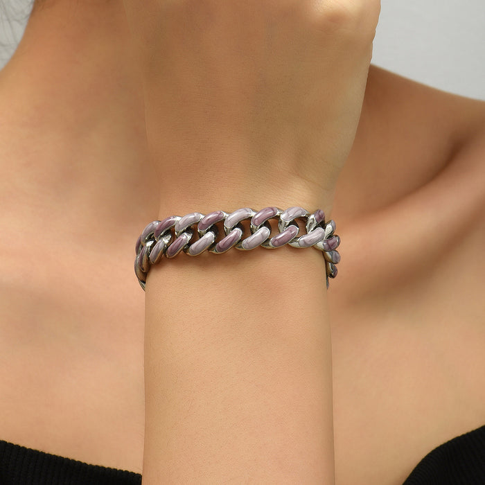 Wholesale Bracelet Titanium Hip Hop Cuban Bracelet JDC-BT-ChenY027