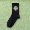 Wholesale Sock Cotton Mid Tube Smiley Hot Diamond Color JDC-SK-ZET001