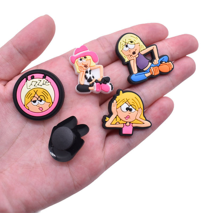 Wholesale Random 100pcs Cartoon Cute PVC DIY Accessories Croc Charms (M) JDC-CCS-RYY035