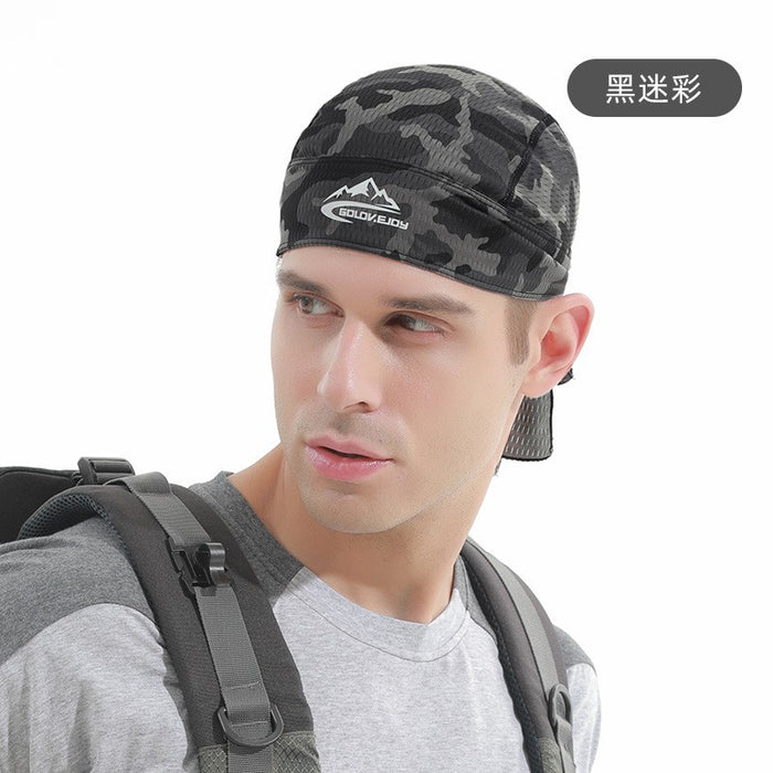 Wholesale quick dry cap men and women summer ice silk riding cap MOQ≥2 JDC-FH-GD005