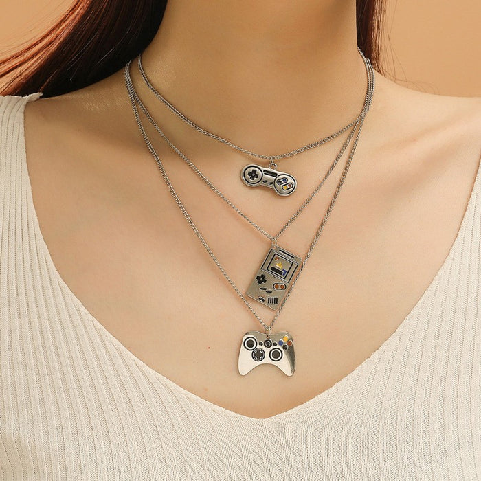 Wholesale Necklace Stainless Steel Alloy Cartoon Character MOQ≥2 JDC-NE-YonY002