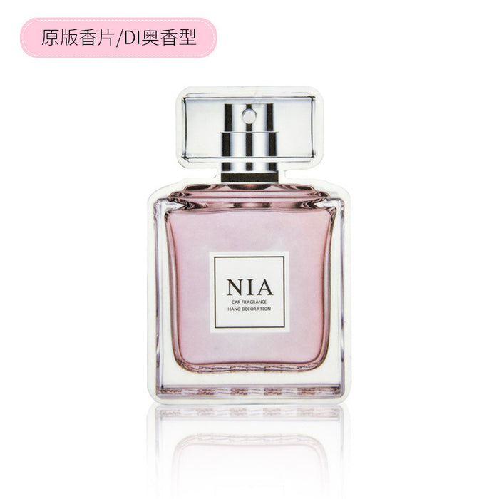 Wholesale Perfume Fragrance Pieces Non Woven Car Ornament JDC-PF-JiYun001