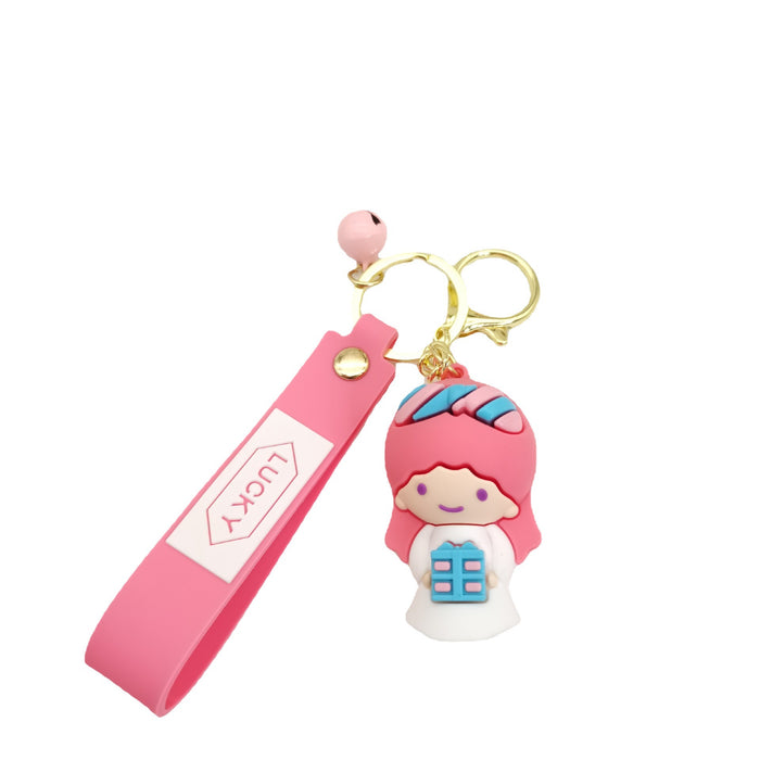 Wholesale Keychain Silicone Metal Cute Cartoon (S) JDC-KC-JFang007