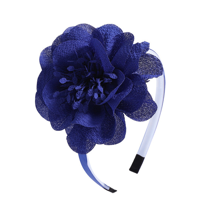 Jewelry WholesaleWholesale large handmade Chiffon Flower Headband JDC-HD-YL009 Headband 雅伦 %variant_option1% %variant_option2% %variant_option3%  Factory Price JoyasDeChina Joyas De China