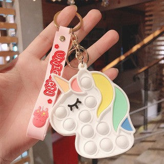 Jewelry WholesaleWholesale Silicone Decompression Coin Purse Keychain JDC-KC-FeiRun020 Keychains 飞润 %variant_option1% %variant_option2% %variant_option3%  Factory Price JoyasDeChina Joyas De China