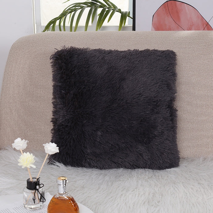 Wholesale Solid Color Sea Lion Fleece Throw Pillow Cover JDC-PW-Yichen027