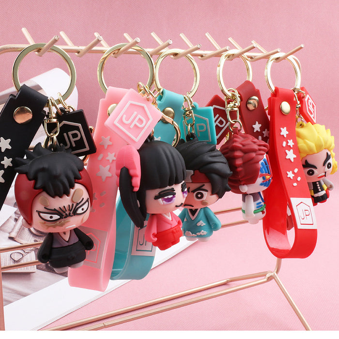 Wholesale Keychains PVC Hardware Cute Cartoon (M) JDC-KC-KuW010