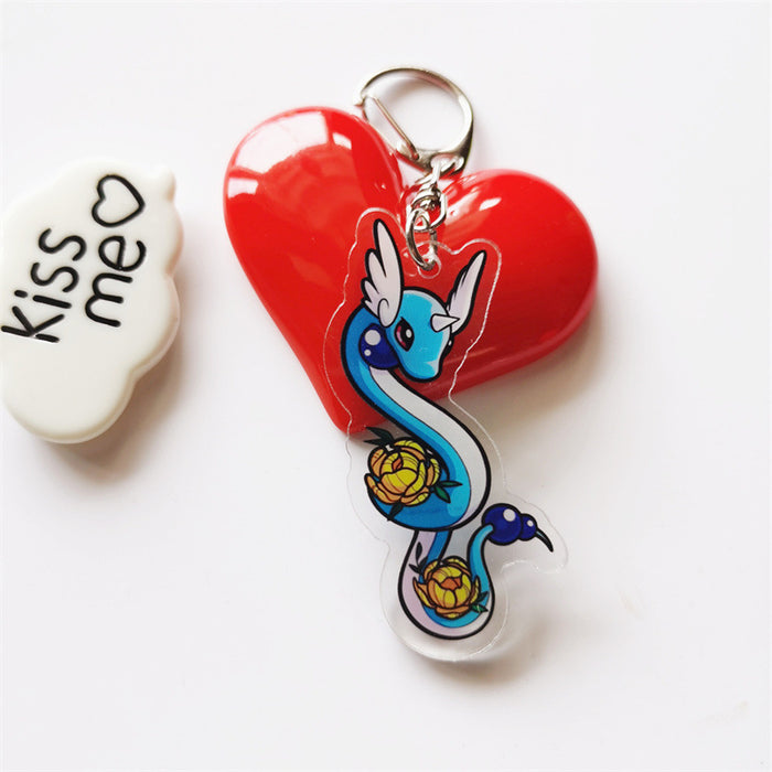 Wholesale Cartoon Acrylic Cute Keychain (M) MOQ≥2 JDC-KC-FPai004