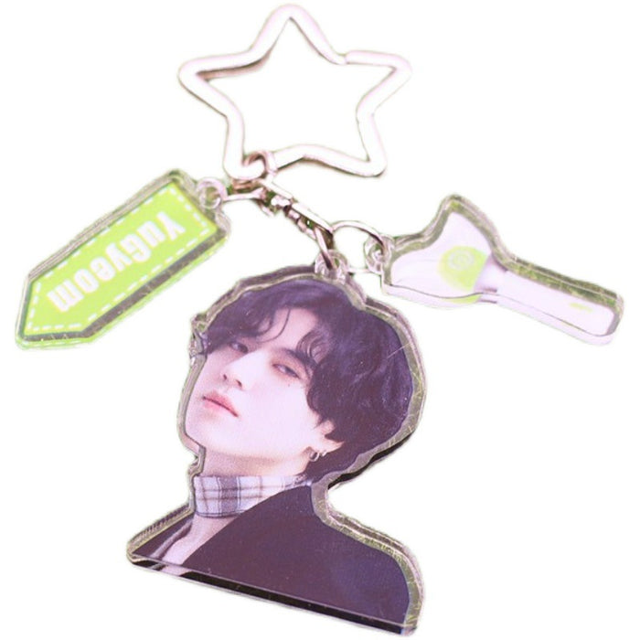 Wholesale star cartoon acrylic keychain MOQ≥2 JDC-KC-SBo001