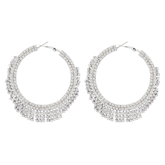 Jewelry WholesaleWholesale White Rhinestone Earrings JDC-ES-JL923 Earrings 氿乐 %variant_option1% %variant_option2% %variant_option3%  Factory Price JoyasDeChina Joyas De China