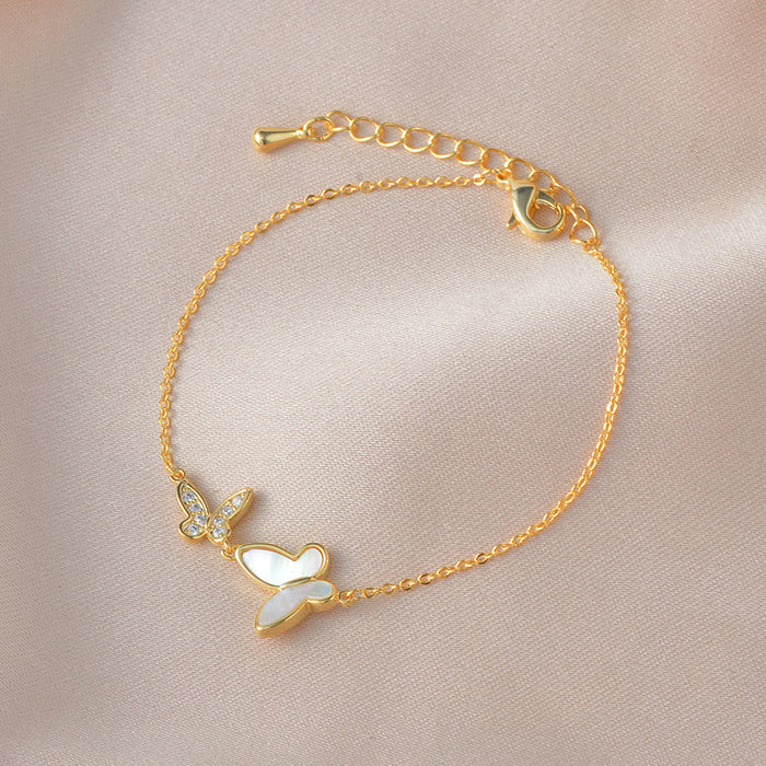 Jewelry WholesaleWholesale gold-plated pull shell octagonal Star Bracelet JDC-BT-YouH004 Bracelet 优涵 %variant_option1% %variant_option2% %variant_option3%  Factory Price JoyasDeChina Joyas De China