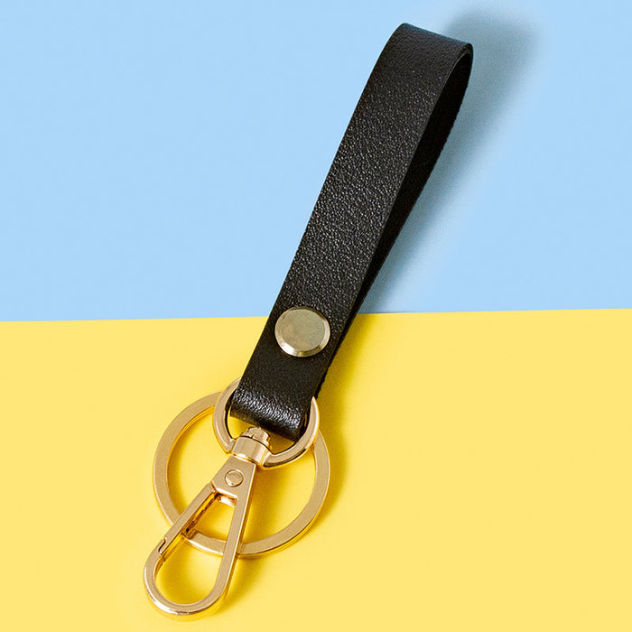 Wholesale Keychains PU Leather Lanyard MOQ≥2 JDC-KC-YouPeng006