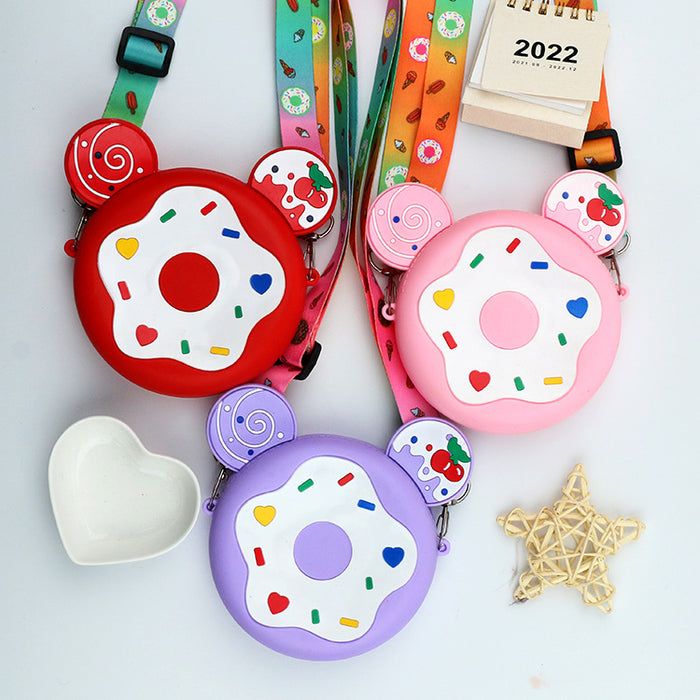 Jewelry WholesaleWholesale candy donut silicone children's cross-body bag JDC-SD-Ruox009 Shoulder Bags 超级 %variant_option1% %variant_option2% %variant_option3%  Factory Price JoyasDeChina Joyas De China