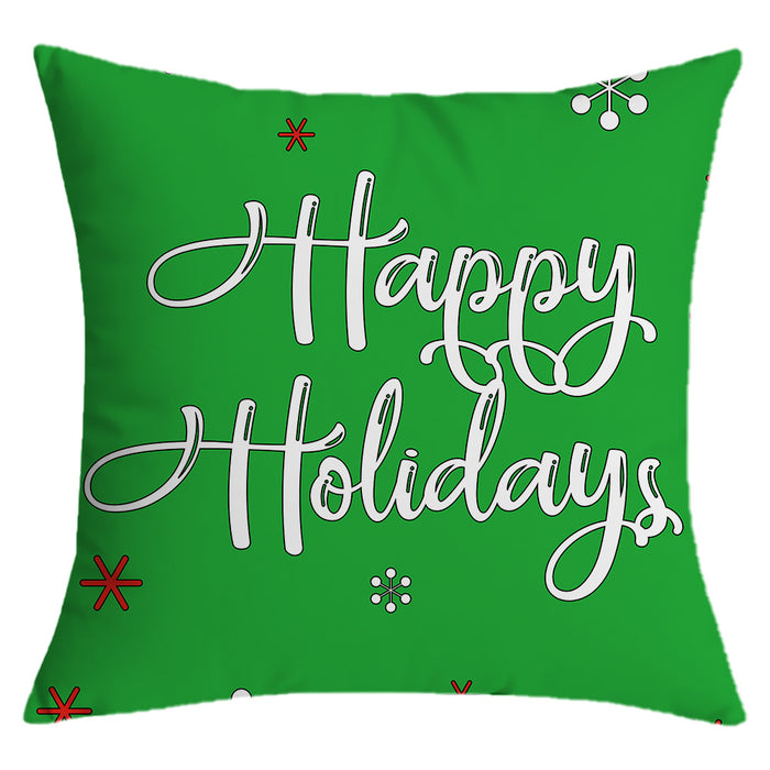 Wholesale Pillow Cover Christmas Print Cushion Cover (M) JDC-PW-Yuchuang001