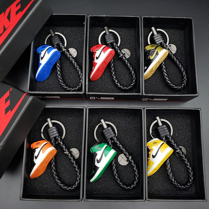 Jewelry WholesaleWholesale Vinyl Leather String Sneakers Keychain JDC-KC-TuoH006 Keychains 拓海 %variant_option1% %variant_option2% %variant_option3%  Factory Price JoyasDeChina Joyas De China