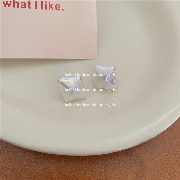 Wholesale Mermaid Ji Huancai Little Bean Love Earrings MOQ≥2 JDC-ES-Lfm007