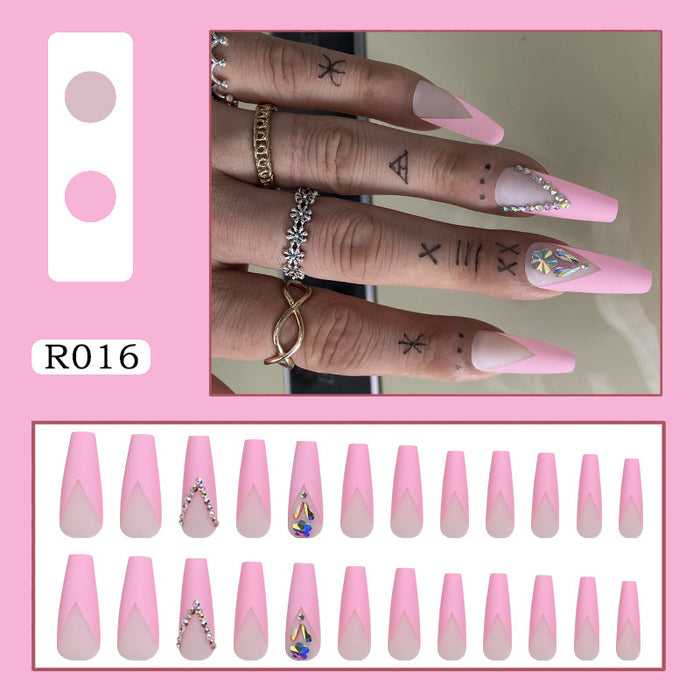 Jewelry WholesaleWholesale Diamond Patch Ballet Nail With Diamond Wearing Nail Sticker MOQ≥3 JDC-NS-MSu001 Nail Stickers 美酥 %variant_option1% %variant_option2% %variant_option3%  Factory Price JoyasDeChina Joyas De China