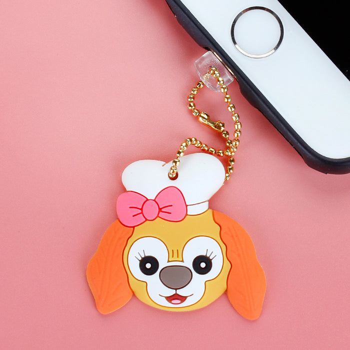 Wholesale Mobile Phone Dust Plug PVC Cute Cartoon Pendant MOQ≥3 (M) JDC-PC-ZhongJ006