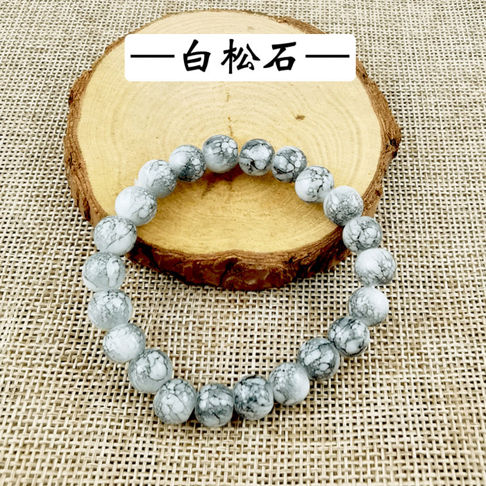 Wholesale Imitation Agate Glass Bracelet MOQ≥2 JDC-BT-RunQ001