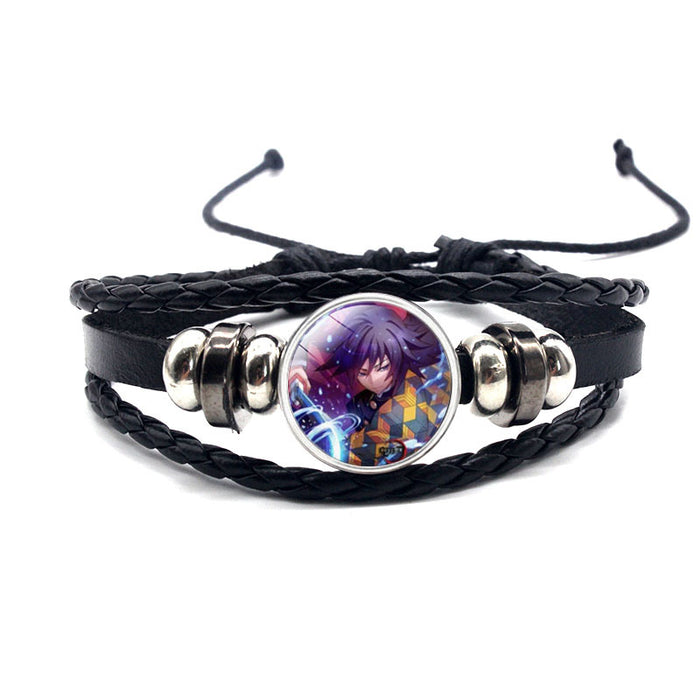 Wholesale Accessories Leather Bracelet Hand Braided Adjustable Strap Bracelet MOQ≥2 (M) JDC-BT-YanY004