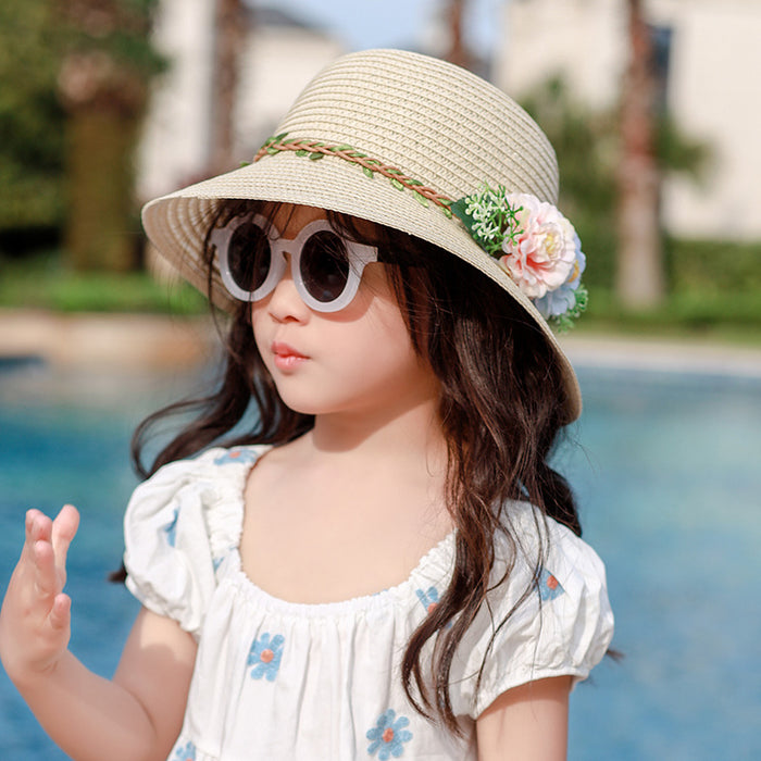 Jewelry WholesaleWholesale Beach Sunshade Parent-Child Straw Hat MOQ≥2 JDC-FH-CGuan001 Fashionhat 诚冠 %variant_option1% %variant_option2% %variant_option3%  Factory Price JoyasDeChina Joyas De China