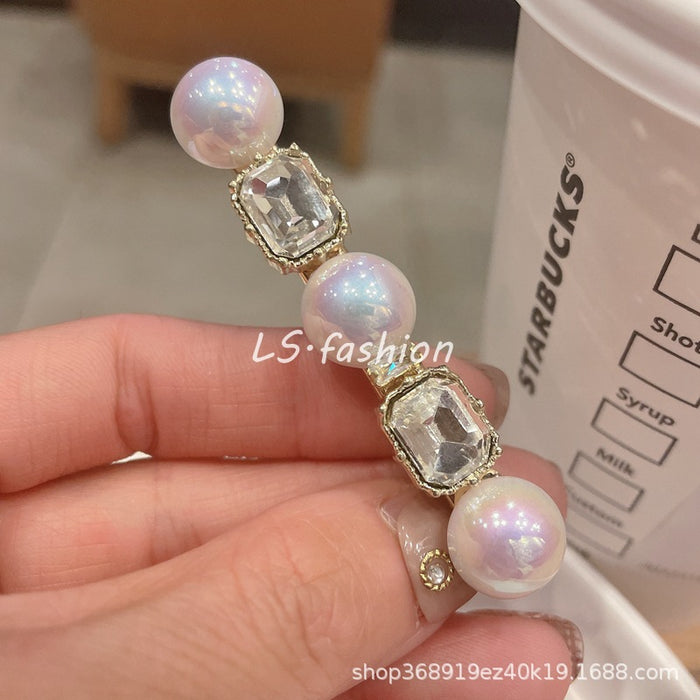 Jewelry WholesaleWholesale Pearl Rhinestone Pearl girl hairpin JDC-HC-LiS003 Hair Clips 栎尚 %variant_option1% %variant_option2% %variant_option3%  Factory Price JoyasDeChina Joyas De China