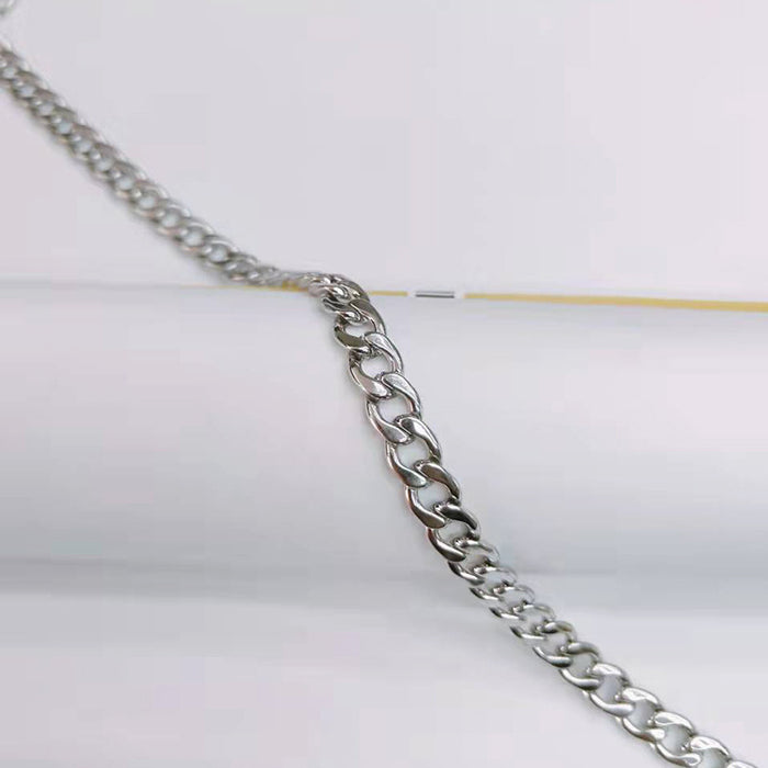 Wholesale Necklaces Titanium Men Hip Hop Punk MOQ≥2 JDC-NE-ZhongR001