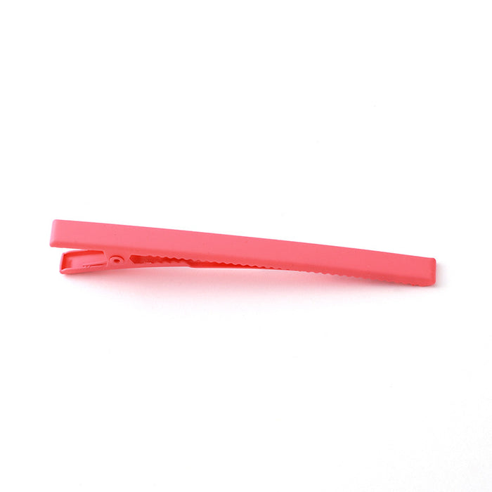 Wholesale Hair Clips Metal Fluorescent Color Rubber Paint JDC-HC-KenJ008