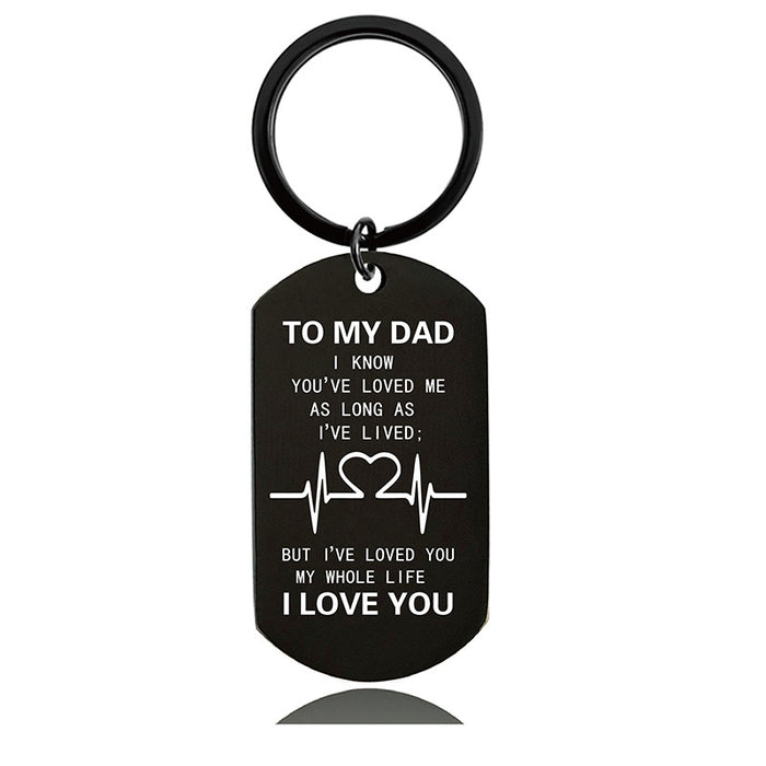 Jewelry WholesaleWholesale Mother's Day Father's Day Metal Keychain JDC-KC-GangGu014 Keychains 钢古 %variant_option1% %variant_option2% %variant_option3%  Factory Price JoyasDeChina Joyas De China