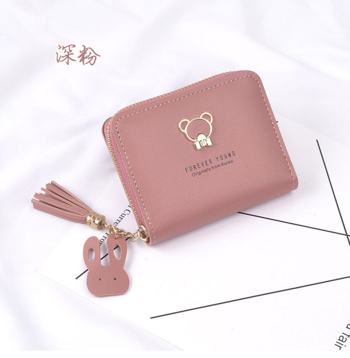 Jewelry WholesaleWholesale cute bear zipper wallet coin purse JDC-WT-BaoD004 Wallet 包东 %variant_option1% %variant_option2% %variant_option3%  Factory Price JoyasDeChina Joyas De China