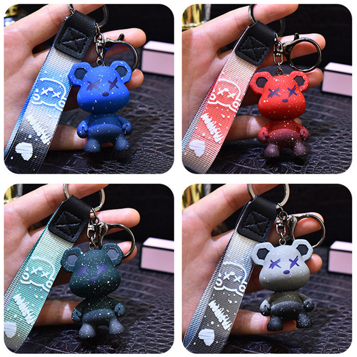 Jewelry WholesaleWholesale Resin Color Changing Bear Keychain JDC-KC-YiChang003 Keychains 依昌 %variant_option1% %variant_option2% %variant_option3%  Factory Price JoyasDeChina Joyas De China