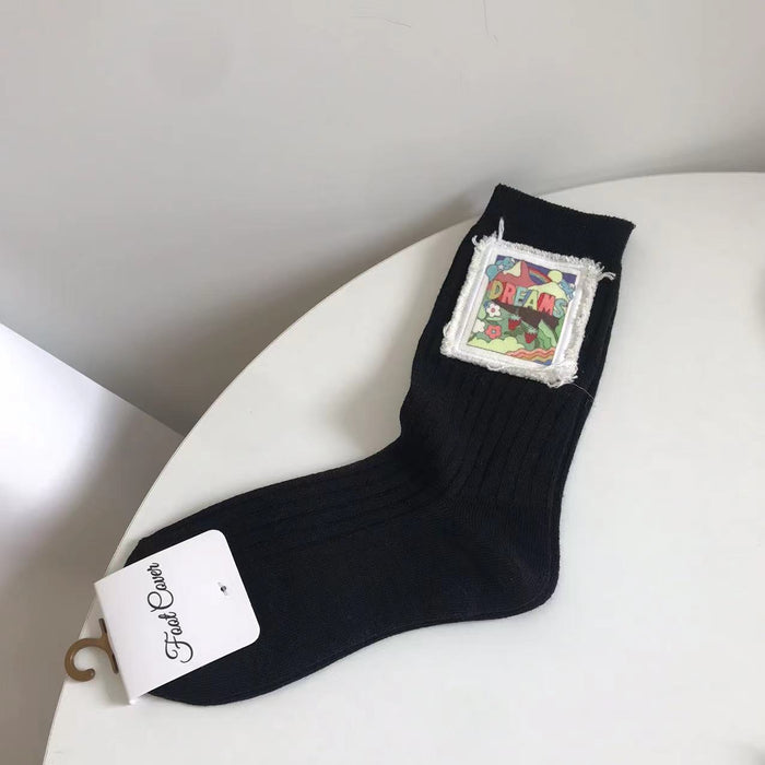 Wholesale Socks Cotton Cartoon Cloth Socks JDC-SK-XuXu006