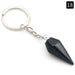 Jewelry WholesaleWholesale Natural Crystal Agate Stone Hexagonal Cone Keychain MOQ≥2 JDC-KC-KeS001 Keychains 科索 %variant_option1% %variant_option2% %variant_option3%  Factory Price JoyasDeChina Joyas De China