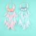 Jewelry WholesaleWholesale Girl Preserved Flower Feather Ornament Dreamcatcher MOQ≥2 JDC-DC-FengH006 Dreamcatcher 丰泓 %variant_option1% %variant_option2% %variant_option3%  Factory Price JoyasDeChina Joyas De China