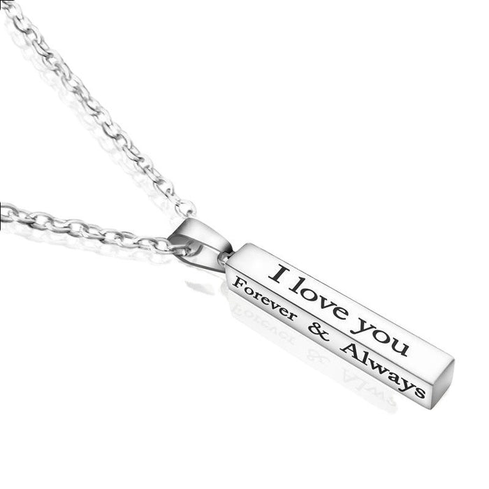 Wholesale Stainless Steel Wishing Post Pendant Necklace JDC-NE-XunO034